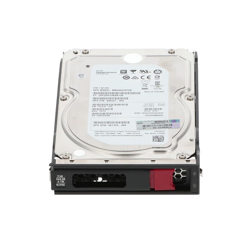 HP SAS Festplatte 6TB 7 2k SAS 12G LFF 862136 001 861746 B21 GEKKO