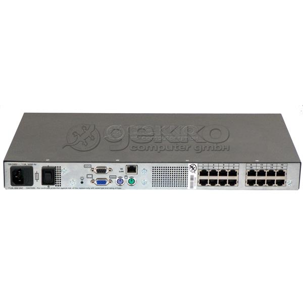 HP Server Console IP Switch KVM CAT5 1x1x16 286598001