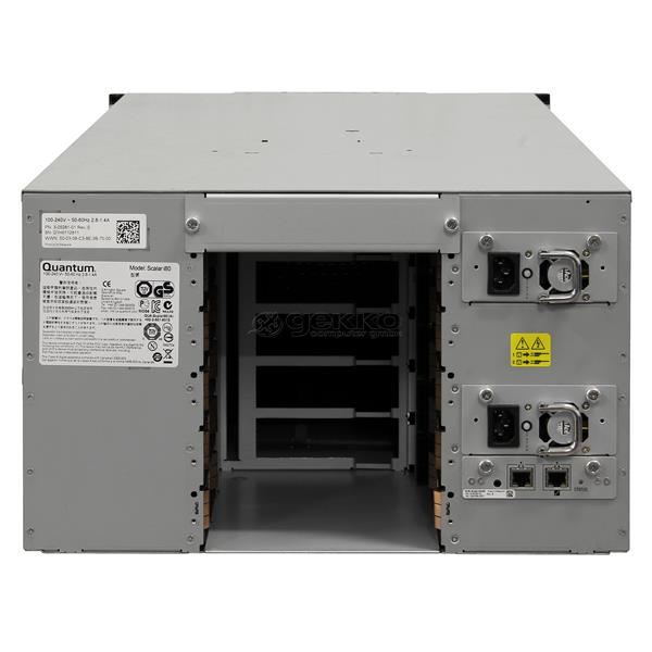 Quantum Tape Library Scalar i80 6U Chassis 2x PSU 80 LTO Slots 30528102