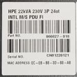HP Metered PDU G2 32A 3P+N+G - 12x C13 12x C19 22kVA - P9S24A