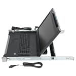 HP 19" Console LCD8500 18.5" TFT 1U GER USB w/ RAIL/PSU/CBL - AF632A