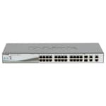D-Link Switch 1210 Rev. C1 24x 100Mbps PoE 2x SFP 1GbE 4x RJ45 1GbE DES-1210-28P
