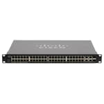 Cisco Switch 48x 1GbE PoE 4x 1GbE 2x SFP 1Gbit - SG300-52MP-K9