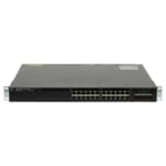 Cisco Catalyst 3650 Switch 24x 1GbE PoE+ 4x SFP 1GbE IP Base WS-C3650-24PS-S