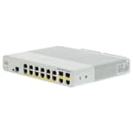 Cisco Switch Catalyst 2960C 8x 100Mbit PoE 2x SFP/RJ45 1GbE Uplink Combo Ports - WS-C2960C-12PC-L