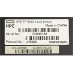 HPE FlexFabric 5940 4-Slot Switch Front-to-Back 96x SFP+ 10GbE 8x QSFP+ JQ043A