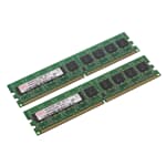 Hynix DDR2-RAM 2GB Kit 2GB Kit 2x1GB PC2-5300E ECC 2R - HYMP512U72BP8-Y5