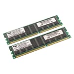 IBM DDR-RAM 1GB Kit 2x512MB PC3200U ECC CL3 - 06P4057