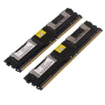 Nanya DDR2-RAM 2GB-Kit 2x1GB PC2-5300F ECC 2R - NT1GT72U8PB1BN-3C