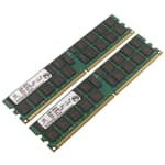Netlist DDR2-RAM 4GB Kit 2x2GB PC2-3200R ECC 2R - NLD257R21203F-D32