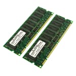 Infineon SD-RAM 1GB-Kit 2x512MB PC133R ECC CL3 - HYS72V64300GR-7.5-D