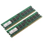 Nanya DDR2-RAM 2GB Kit 2x1GB PC2-3200R ECC 1R - NT1GT72U4PA0BU-5A
