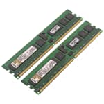 Kingston DDR2-RAM 1GB-Kit 2x512MB PC2-3200R ECC 1R - KTM2865/1G