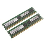 Micron DDR2-RAM 2GB Kit 2x1GB/PC2-4200E/ECC/CL4