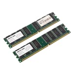 Buffalo DDR-RAM 2GB Kit 2x1GB/PC3200U/CL3 DD4003-1G/BJ