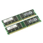 HP DDR-RAM 512MB-Kit 2x256MB PC2700U CL2.5 - 305957-041