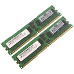 HP DDR2-RAM 2GB-Kit 2x1GB PC2-6400P ECC 1R - 497763-B21