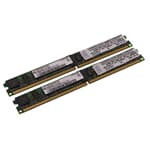 IBM DDR2-RAM 1GB Kit 2x512MB PC2-5300P ECC 1R VLP - 39M5860 39M5861