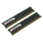 Hynix DDR2-RAM 2GB Kit 2x1GB PC2-3200R ECC 2R - HYMP512R72P8-E3