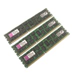 Kingston DDR3-RAM 12GB-Kit 3x4GB/PC3-10600R/ECC/CL9 - KTH-PL313K3/12G
