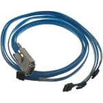 Amphenol SAS-Kabel SFF-8470 to 4xSATA 7-pin 0,9m - 541430003 NEU