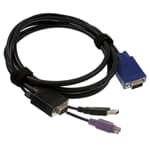 UNICLASS KVM-Kabel VGA - VGA-PS/2-USB 1,8m - CAB-2067-1.8M