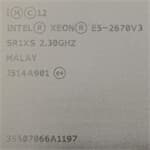 Intel CPU Sockel 2011-3 12-Core Xeon E5-2670 v3 2,3GHz 30M 9,6GT/s - SR1XS