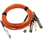 HPE BladeSystem c-Class QSFP+ to 4x10G SFP+ 10m Active Optical Cable 721073-B21