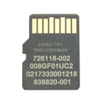 HPE microSD 8GB Flash Memory Card 726118-002 838820-001