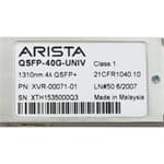 Arista GBIC-Modul 40GbE QSFP+ LC LR4 Transceiver - XVR-00071-01