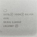 Intel CPU Sockel 3647 12-Core Xeon Silver 4116 2,1GHz 16,5MB - SR3HQ