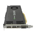 Dell Grafikkarte Quadro K4200 4GB 1xDVI 2xDP PCI-E - J4F85