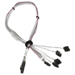 Supermicro SAS cable Mini-SAS SFF-8087 - 4x SATA - CBL-SAST-0880