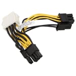 Supermicro GPU Power Cable 8-pin to 2x 6+2 pin 5cm - CBL-PWEX-1040