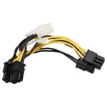 Supermicro GPU Power Cable 8-pin to 2x 6+2 pin 5cm - CBL-PWEX-1040