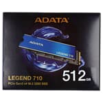 ADATA NVMe-SSD LEGEND 710 512GB PCIe Gen3 x4 M.2 2280 - ALEG-710-512GCS NEU