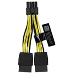 nVidia GPU Power Cable 10cm 2x 8-pin Buchse auf 8-pin Stecker - 030-0571-000 nVidia GPU Power Cable 10cm 2x 8-pin Buchse auf 8-pin Stecker - 030-0571-000