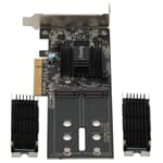 Synology PCIe SSD-Adapterkarte Dual M.2 PCIe 2.0 x8 - M2D18