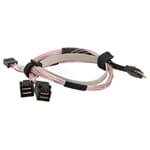 Supermicro SAS Slimline SFF-8654 x8 auf 2x MiniSAS HD SFF-8643 48cm SAS/SATA-Backplane CBL-SAST-0846-1