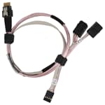 Supermicro SAS Slimline SFF-8654 x8 auf 2x MiniSAS HD SFF-8643 48cm SAS/SATA-Backplane CBL-SAST-0846-1