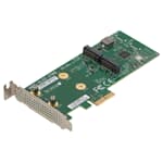 Supermicro OS Boot M.2 SATA 6G HW RAID1 PCIe 2.0 x2 Adapter LP- AOC-SLG2-2TM2