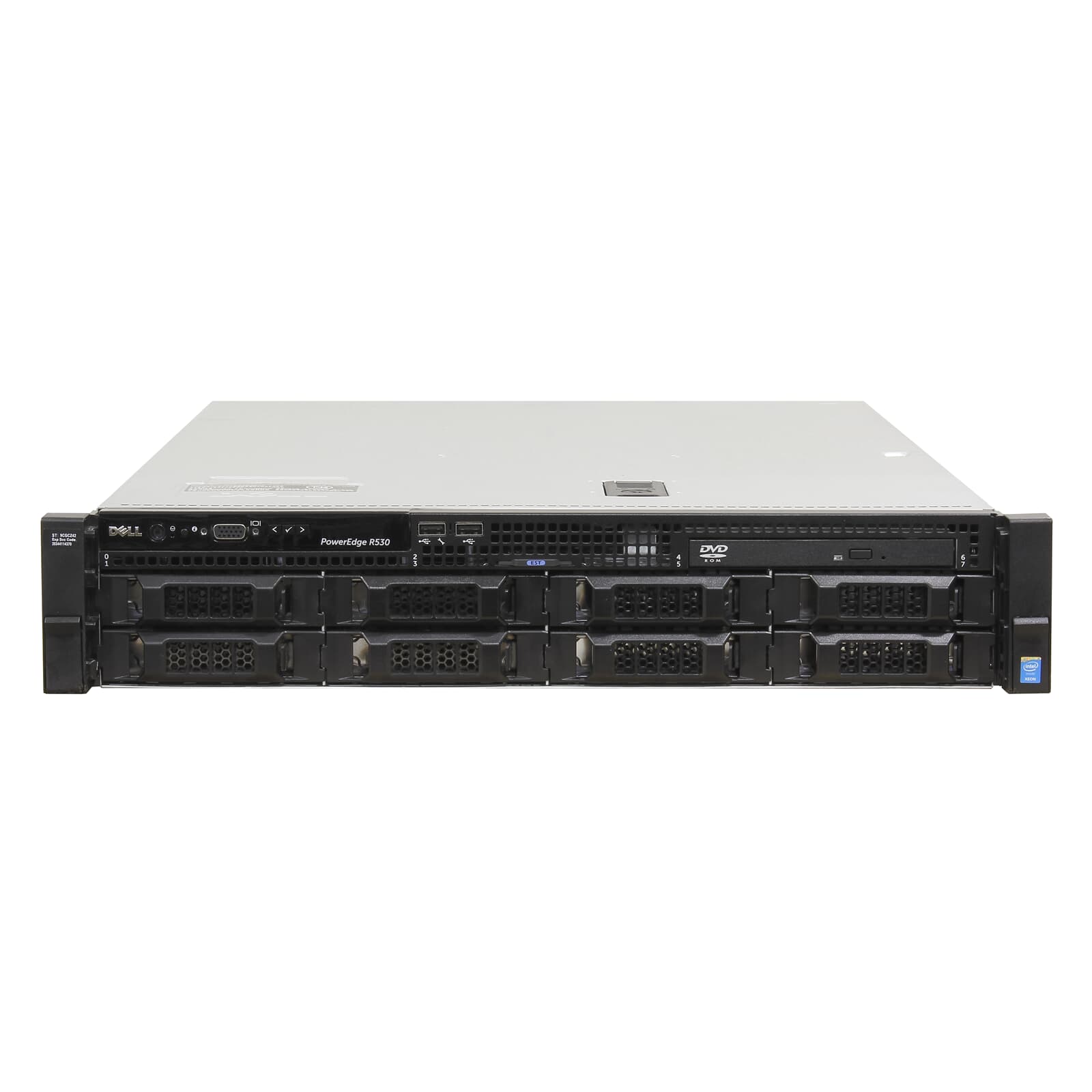 Dell Server PowerEdge R530 2x 6-Core Xeon E5-2620 v3 2,4GHz 32GB 8xLFF SATA