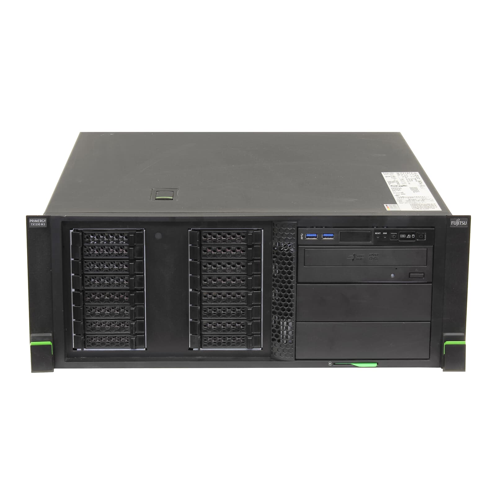 Fujitsu Server Primergy TX1330 M3 QC E3-1270 v6 3,8GHz 32GB 16xSFF EP420i  Rack