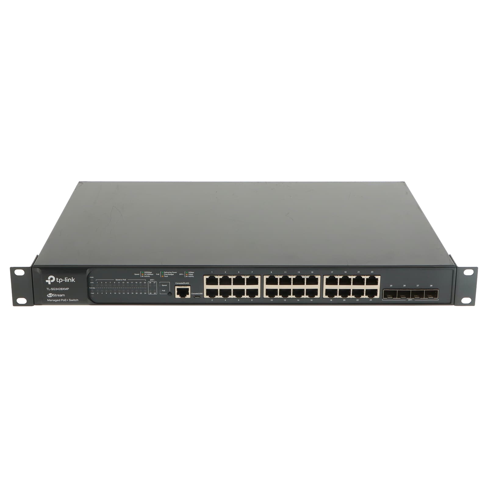 TP-Link JetStream L2+ Managed Switch 24x 1GbE RJ45 4x 10GbE SFP+ PoE+ ...