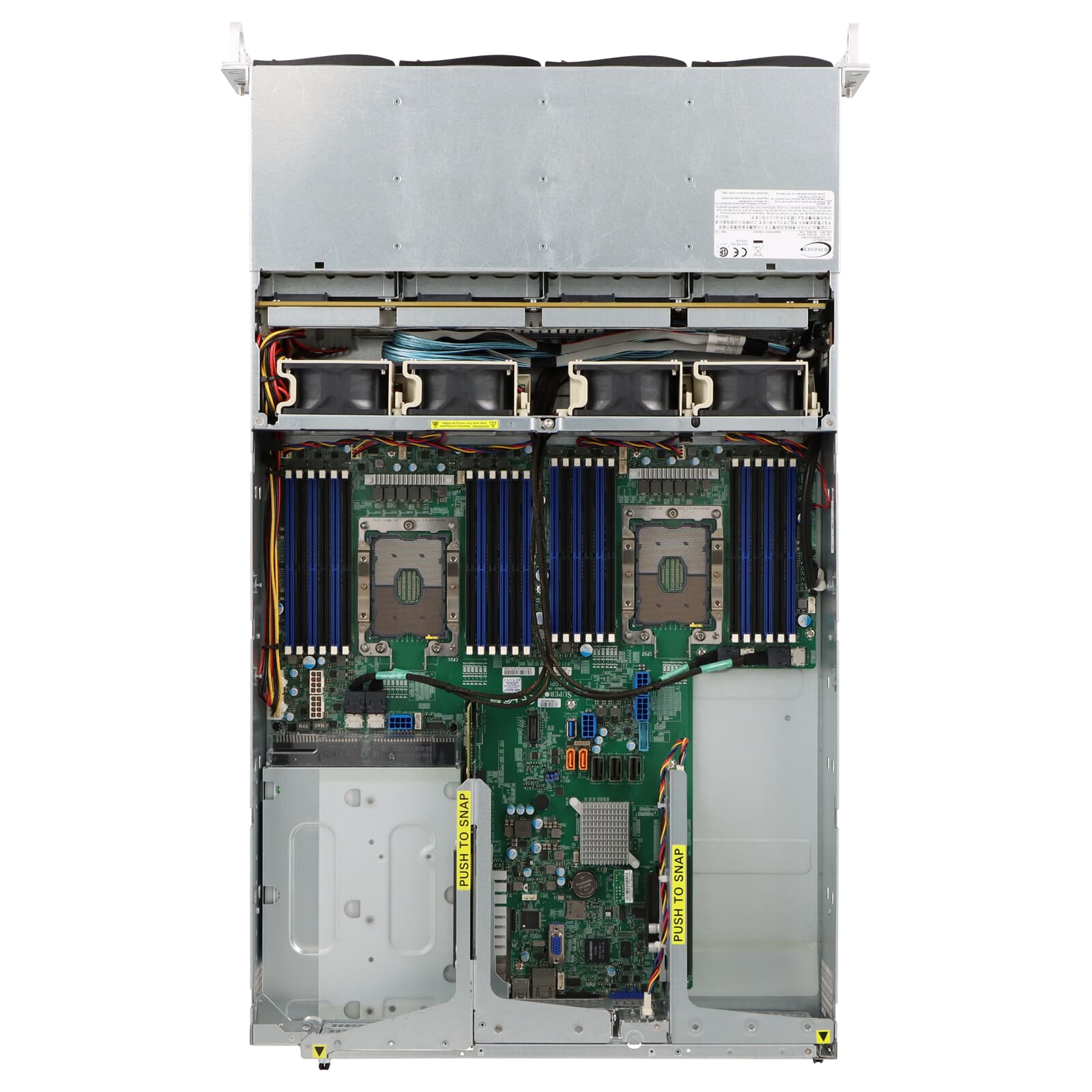 Supermicro 4U 36-Bay SAS3 Storage Server - Dual Xeon 2.1GHz 32 Cores 128GB DDR4