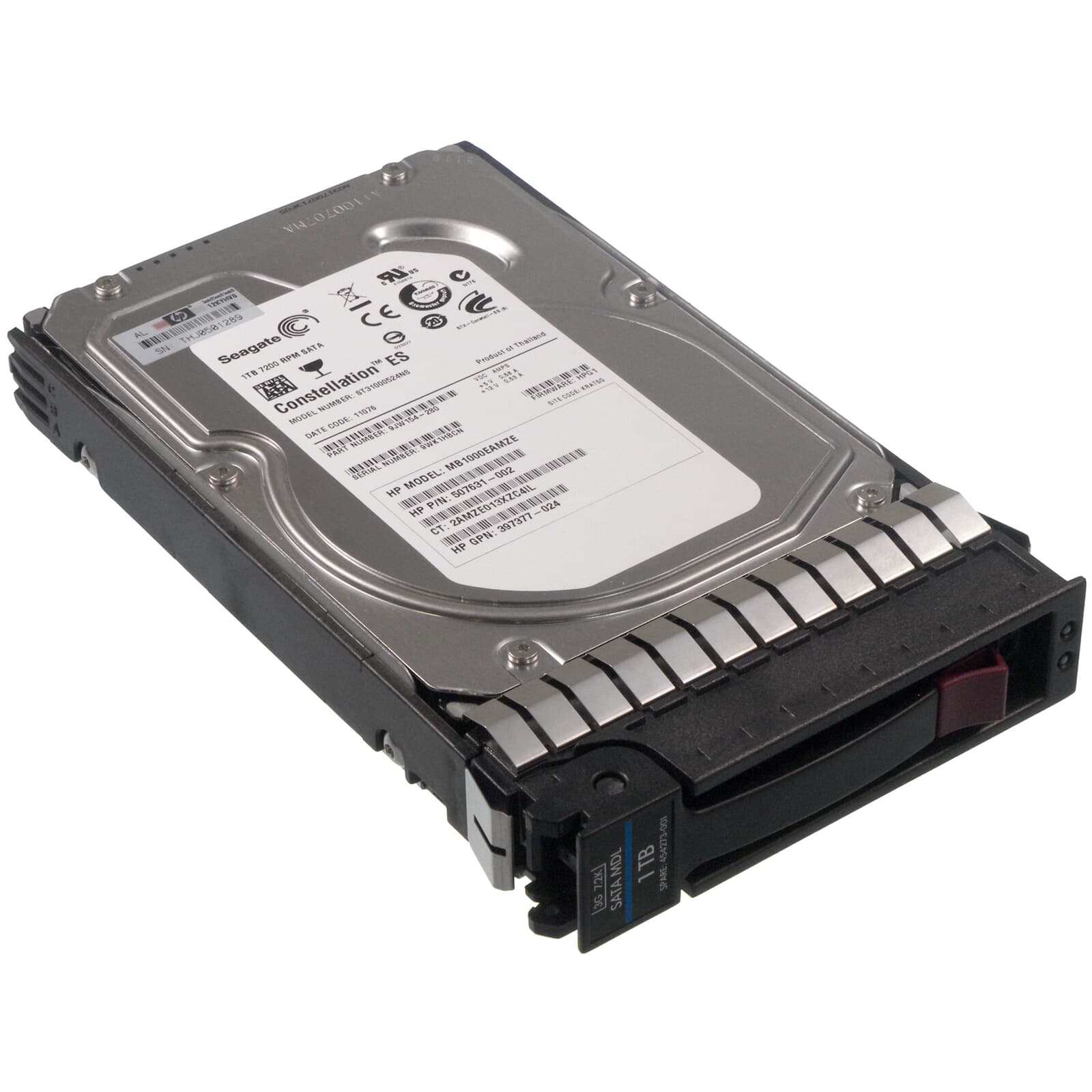 HP SATA Festplatte 1TB 7,2k SATA2 LFF - 454273-001 