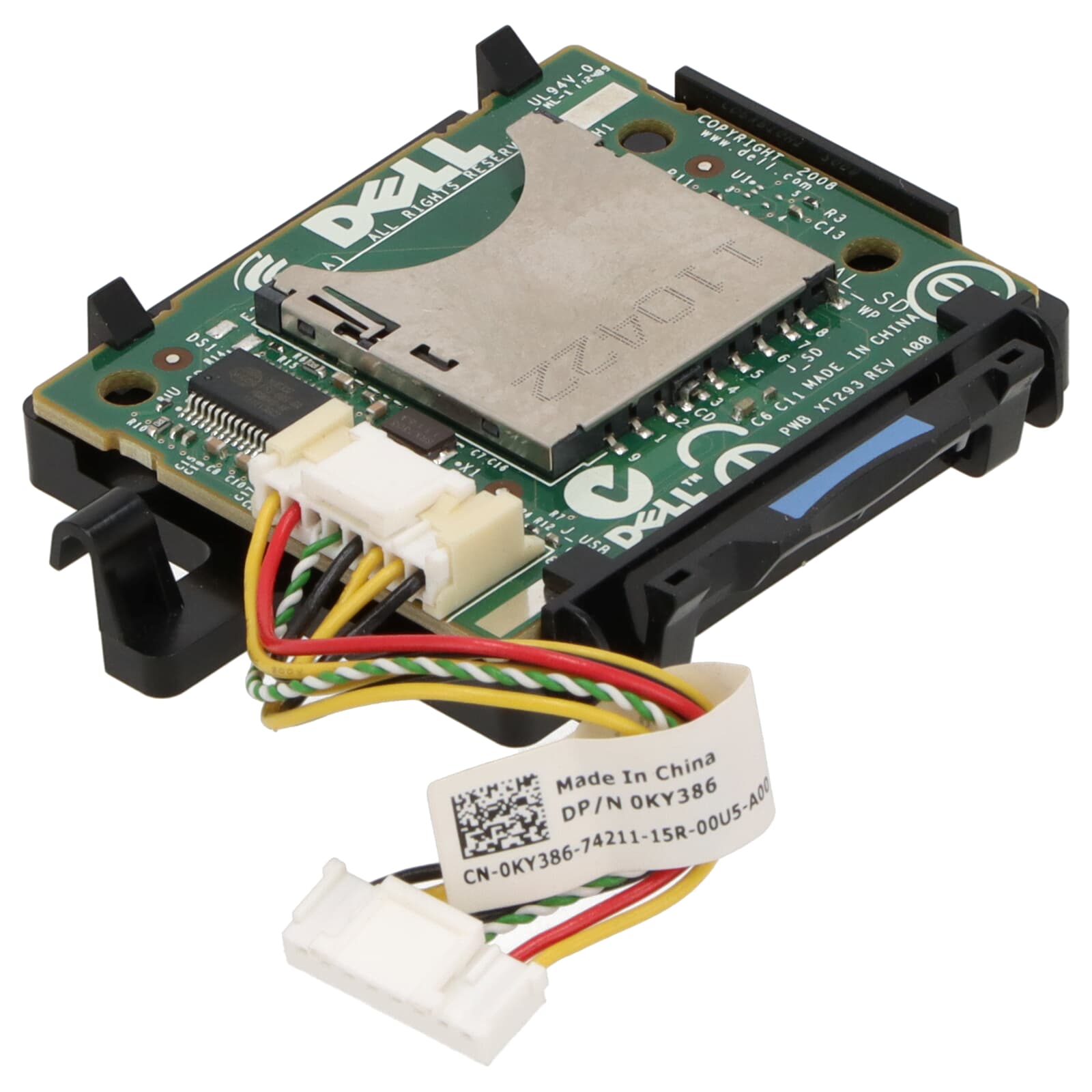 thumbnail image 2 of Dell PowerEdge R710 SD Flash Card Reader Module & Cable – KY386 RN354 – Open Box 2 of 6