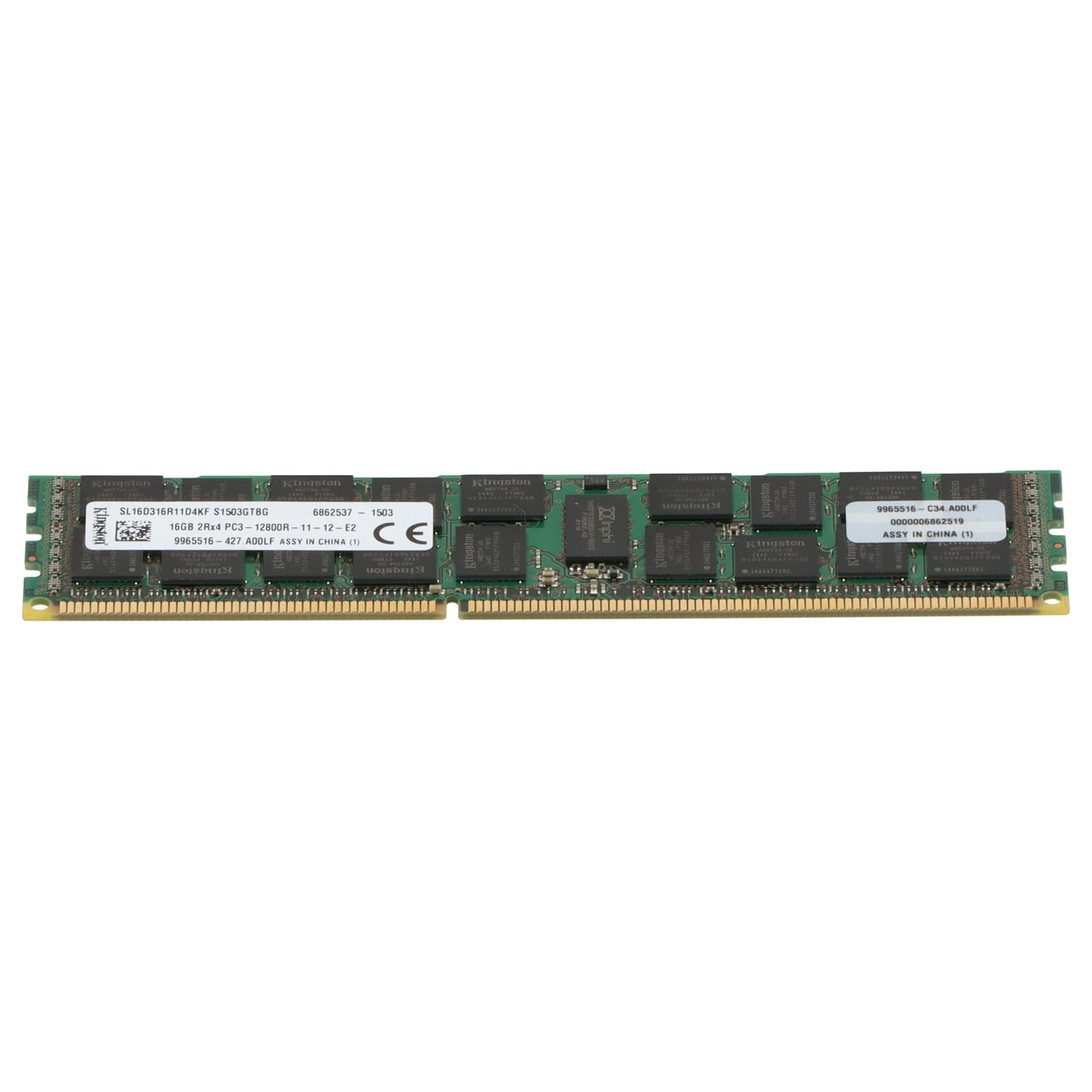 Micron 16GB DDR3 ECC PC3L-12800R Memoria RAM Server (1 Modulo RDIMM)