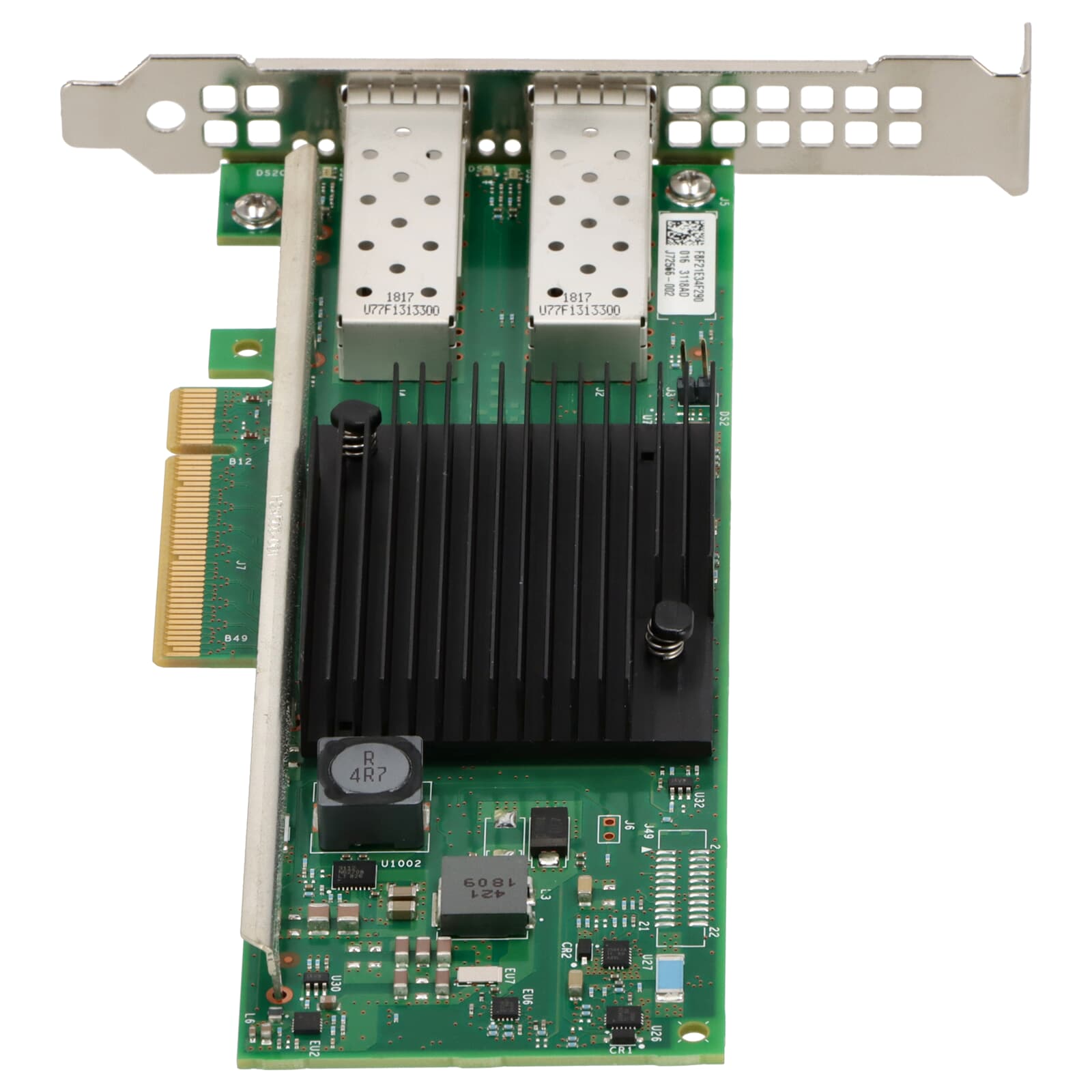 Dell Y5M7N X710-DA2 10Gbps SFP+ Dual Port PCI-E Network Card – Full Height Bracket, Used