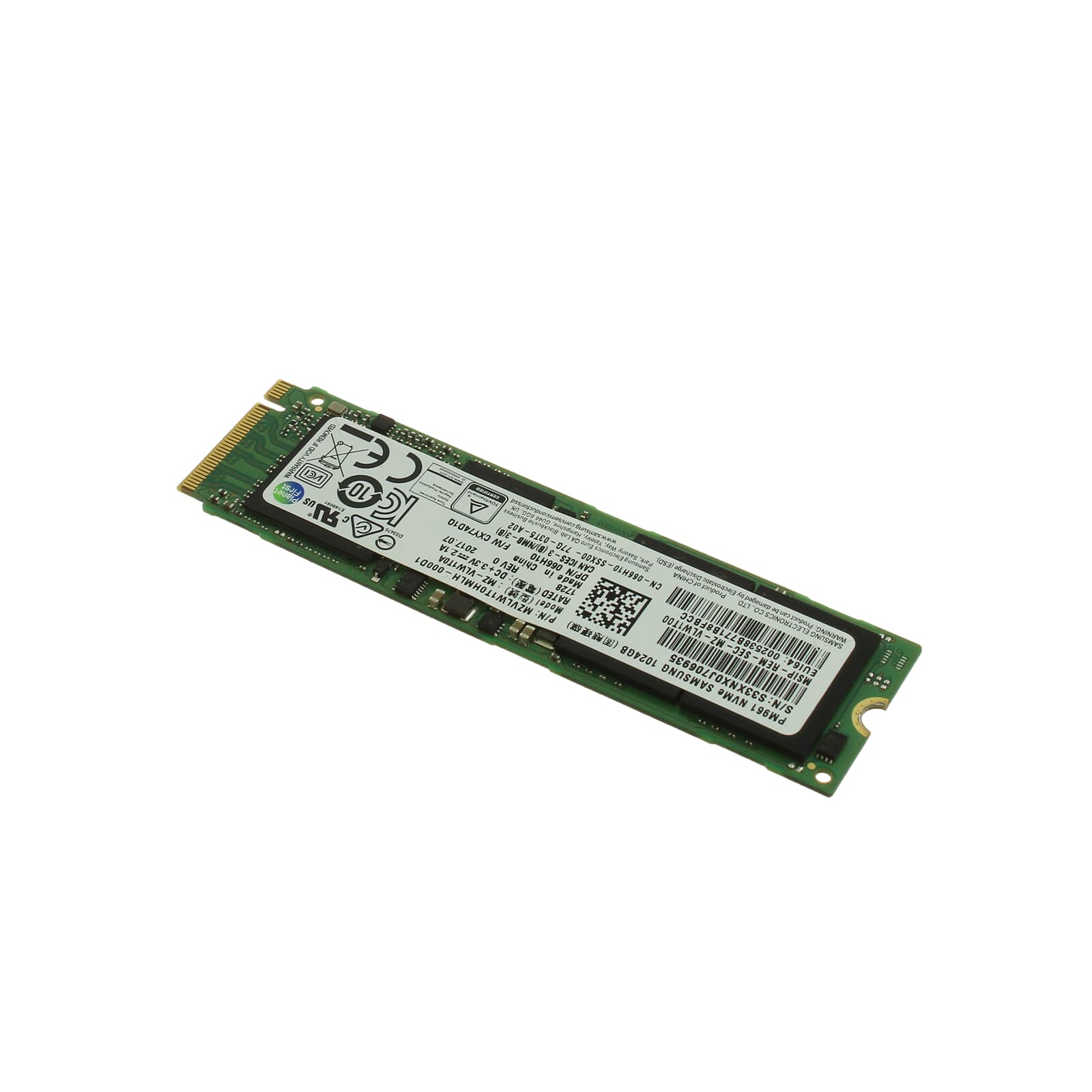 Dell NVMe SSD 1TB M.2 2280 PCIe 3.0 x4 66H10